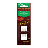 Black Gold Hand Sewing Needles (Applique/Sharps) No. 9, 10, 12